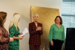 Hoofddorp 25 oktober 2022
Anita Witzier onthult de cover van Libelle . Holmar Mulder doet de presentatie.