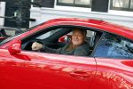 Amsterdam 26 oktober 2022
Bram Moszkowicz in zijn rode porsche 911 in Amsterdam centrum.