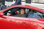 Amsterdam 26 oktober 2022
Bram Moszkowicz in zijn rode porsche 911 in Amsterdam centrum.