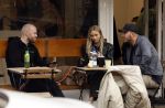 Amsterdam 29 oktober 2022
Davy Klaassen met zijn hond op terras.