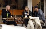 Amsterdam 29 oktober 2022
Davy Klaassen met zijn hond op terras.