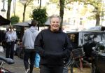 Amsterdam 31 oktober 2022
Dirk Zeelenberg met een kennis in Amsterdam zuid.