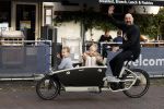 Amsterdam 26 oktober 2022
Jeroen v d Bergh met zijn kindeen in de bakfiets