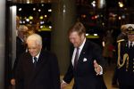 Amsterdam 10 november 2022
De president van Italie Sergio Mattarella ontvangt Koning Willem Alexander en koningin Maxima bij concertgebouw.