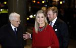Amsterdam 10 november 2022
De president van Italie Sergio Mattarella ontvangt Koning Willem Alexander en koningin Maxima bij concertgebouw.