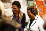 Amsterdam 13 oktober 2022
Prinses Beatrix opent de expositie van haar moeder prinses Juliana in de nieuwe kerk in Amsterdam. Noraly Beyer met prinses Beatrix