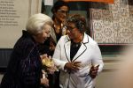 Amsterdam 13 oktober 2022
Prinses Beatrix opent de expositie van haar moeder prinses Juliana in de nieuwe kerk in Amsterdam. Noraly Beyer met prinses Beatrix