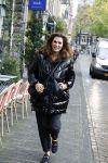 Amsterdam 9 november 2022
Presentatie kledinglijn  Iris Zeilstra bij restaurant de Luwte. Quinty Trustfull kwam met dochter Moise Trustfull