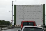 Muiden 24 september 2022
Vechtbrug met een tekst onder op de brug