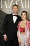 Amsterdam 14 november 2022
Gala van Harpers Bazaar in Amsterdam centrum.
Victoria Koblenko en haar man Evgeniy Levchenko