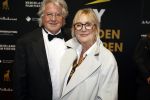 Utrecht 29 september 2023
Uitreiking gouden kalveren in de schouwburg van Utrecht. Beppie Melissen met haar partner Ernst Weil