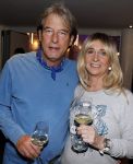 Hilversum 7 oktober 2023
Presentatie nieuwe magazine van Nicole des Bouvrie bij  Theater Gooiland. Frank Halters met partner