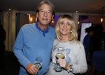 Hilversum 7 oktober 2023
Presentatie nieuwe magazine van Nicole des Bouvrie bij  Theater Gooiland. Frank Halters met partner