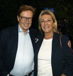 Hilversum 7 oktober 2023
Presentatie nieuwe magazine van Nicole des Bouvrie bij  Theater Gooiland. Frank Jansen met Gwenny