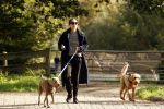 Omgeving Amsterdam 14 oktober 2023
Igone de Jongh heeft een nieuw huis na haar scheiding van Thijs Romer . Igone laat allebei de honden uit.