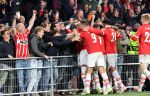 Eindhoven, 3 Oktober 2023
Championsleague PSV-Sevilla, eindstand 2-2
Jordan Teze scoort 2-2  met Armel Bella-Kotchap Noa Lang Luuk de Jong Sergino Dest en Jerdy Schouten