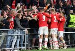 Eindhoven, 3 Oktober 2023
Championsleague PSV-Sevilla, eindstand 2-2
Jordan Teze scoort 2-2  met Armel Bella-Kotchap Noa Lang Luuk de Jong Sergino Dest en Jerdy Schouten