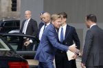 Amsterdam 5 oktober 2023
Koning Willem Alexander arriveert bij koninklijk paleis op de dam en staat de pers te woord ivm lidsmaatschap Prins Bernhard aan partij van Adolf Hitler