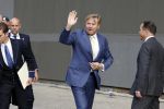 Amsterdam 5 oktober 2023
Koning Willem Alexander arriveert bij koninklijk paleis op de dam en staat de pers te woord ivm lidsmaatschap Prins Bernhard aan partij van Adolf Hitler