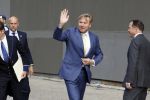 Amsterdam 5 oktober 2023
Koning Willem Alexander arriveert bij koninklijk paleis op de dam en staat de pers te woord ivm lidsmaatschap Prins Bernhard aan partij van Adolf Hitler