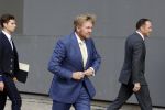 Amsterdam 5 oktober 2023
Koning Willem Alexander arriveert bij koninklijk paleis op de dam en staat de pers te woord ivm lidsmaatschap Prins Bernhard aan partij van Adolf Hitler