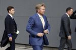 Amsterdam 5 oktober 2023
Koning Willem Alexander arriveert bij koninklijk paleis op de dam en staat de pers te woord ivm lidsmaatschap Prins Bernhard aan partij van Adolf Hitler