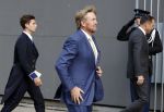 Amsterdam 5 oktober 2023
Koning Willem Alexander arriveert bij koninklijk paleis op de dam en staat de pers te woord ivm lidsmaatschap Prins Bernhard aan partij van Adolf Hitler