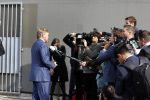 Amsterdam 5 oktober 2023
Koning Willem Alexander arriveert bij koninklijk paleis op de dam en staat de pers te woord ivm lidsmaatschap Prins Bernhard aan partij van Adolf Hitler