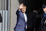 Amsterdam 5 oktober 2023
Koning Willem Alexander arriveert bij koninklijk paleis op de dam en staat de pers te woord ivm lidsmaatschap Prins Bernhard aan partij van Adolf Hitler