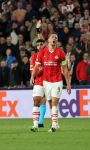 Eindhoven, 3 Oktober 2023
Championsleague PSV-Sevilla, eindstand 2-2
Luuk de Jong vol onbegrip over scheidsrechter