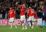 Eindhoven, 3 Oktober 2023
Championsleague PSV-Sevilla, eindstand 2-2
Luuk de Jong vol onbegrip over scheidsrechter