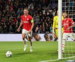 Eindhoven, 3 Oktober 2023
Championsleague PSV-Sevilla, eindstand 2-2
Luuk de Jong scoort 1-1 met penalty