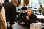 Utrecht 29 september 2023
Boekpresentatie Maarten v Rossem . Ook Philip Freriks kwam even kijken . De presentatie was bij boekhandel Broese