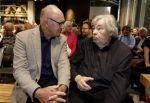 Utrecht 29 september 2023
Boekpresentatie Maarten v Rossem . Ook Philip Freriks kwam even kijken . De presentatie was bij boekhandel Broese