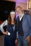 Hilversum 7 oktober 2023
Presentatie nieuwe magazine van Nicole des Bouvrie bij  Theater Gooiland. Nicole des Bouvrie met partner