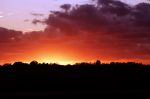 Breukelen 22 oktober 2023
Ondergaande zon bij Breukelen op A2
