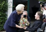 Soestdijk 7 oktober 2023
Prinses Beatrix is bij de walk voor het spierfonds waarvan de finish bij Paleis Soestdijk is.