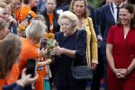 Soestdijk 7 oktober 2023
Prinses Beatrix is bij de walk voor het spierfonds waarvan de finish bij Paleis Soestdijk is.