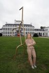 Soestdijk 11 oktober 2023
 Prinses Margarita de Bourbon de Parme poseert voorafgaand aan de opening van de tentoonstelling De vrouwen van Soestdijk op Paleis Soestdijk. In de tentoonstelling staan de vrouwen die het paleis gevormd hebben en er verbleven centraal, onder wie koningin Juliana, koningin-regentes Emma van Waldeck-Pyrmont en prinses