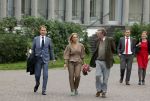 Soestdijk 11 oktober 2023
 Prinses Margarita de Bourbon de Parme poseert voorafgaand aan de opening van de tentoonstelling De vrouwen van Soestdijk op Paleis Soestdijk. In de tentoonstelling staan de vrouwen die het paleis gevormd hebben en er verbleven centraal, onder wie koningin Juliana, koningin-regentes Emma van Waldeck-Pyrmont . Prinses Margarita en Cees Wijburg