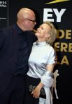Utrecht 29 september 2023
Uitreiking gouden kalveren in de schouwburg van Utrecht. Renee Soutendijk met man Thed Lensen
