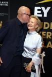 Utrecht 29 september 2023
Uitreiking gouden kalveren in de schouwburg van Utrecht. Renee Soutendijk met man Thed Lensen