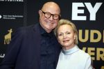 Utrecht 29 september 2023
Uitreiking gouden kalveren in de schouwburg van Utrecht. Renee Soutendijk met man Thed Lensen