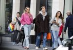 Amsterdam 5 oktober 2023
Robbert Rodenburg Romee Strijd en Monica Geuze op straat in Amsterdam zuid.