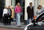 Amsterdam 5 oktober 2023
Robbert Rodenburg Romee Strijd en Monica Geuze op straat in Amsterdam zuid.