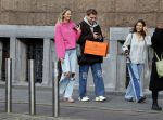 Amsterdam 5 oktober 2023
Robbert Rodenburg Romee Strijd en Monica Geuze op straat in Amsterdam zuid.