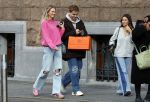 Amsterdam 5 oktober 2023
Robbert Rodenburg Romee Strijd en Monica Geuze op straat in Amsterdam zuid.