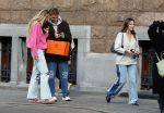 Amsterdam 5 oktober 2023
Robbert Rodenburg Romee Strijd en Monica Geuze op straat in Amsterdam zuid.