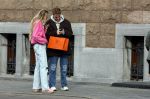 Amsterdam 5 oktober 2023
Robbert Rodenburg Romee Strijd en Monica Geuze op straat in Amsterdam zuid.