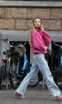Amsterdam 5 oktober 2023
Robbert Rodenburg Romee Strijd en Monica Geuze op straat in Amsterdam zuid.
